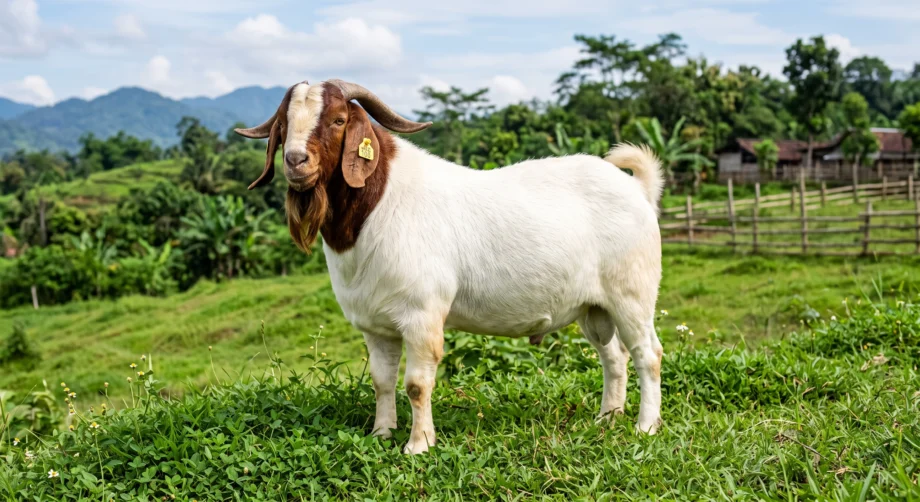 kambing yang sehat dan gemuk