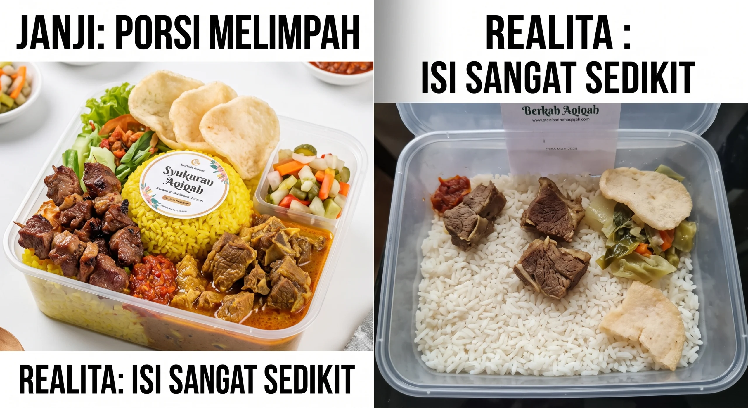 Hati-hati permainan timbangan daging aqiqah