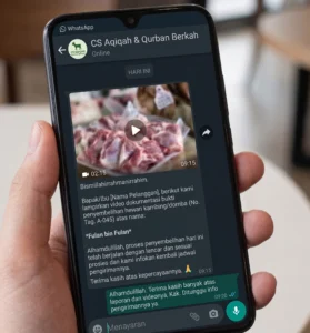 Bukti memilih jasa aqiqah amanah dengan cek kambing poel