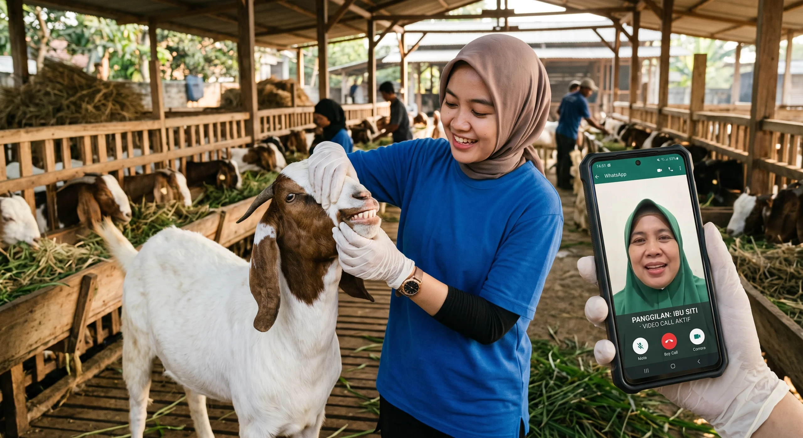 Bukti memilih jasa aqiqah amanah dengan cek kambing poel